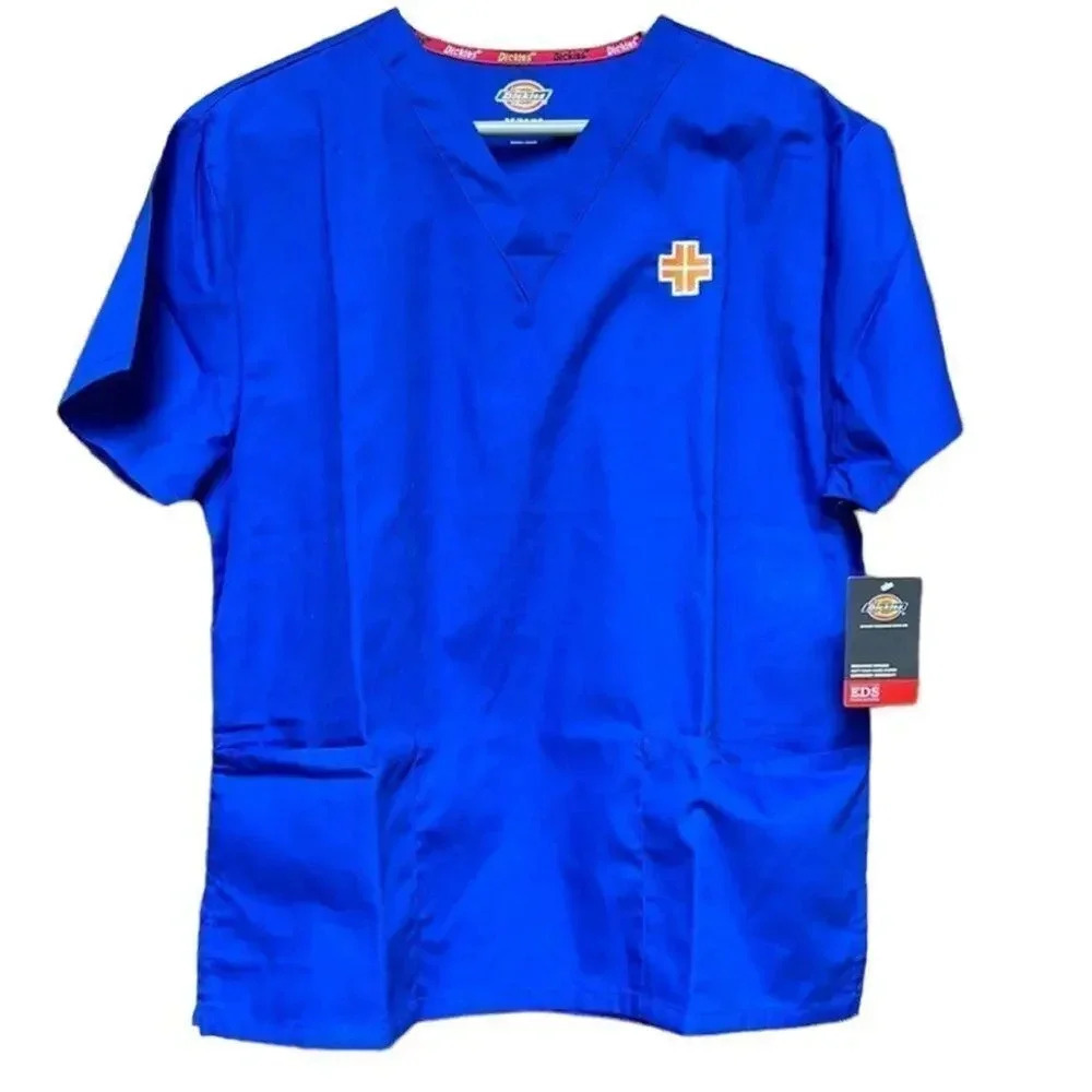 NEW Dickies EDS modern classic scrub top size medium